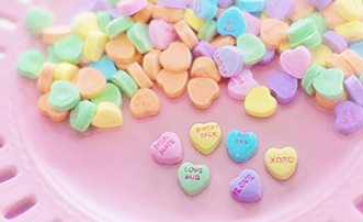 Día de San Valentín: azúcar dulce